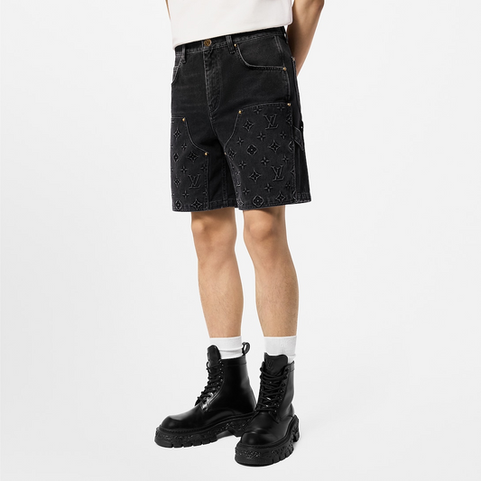 High gram of heavy denim shorts