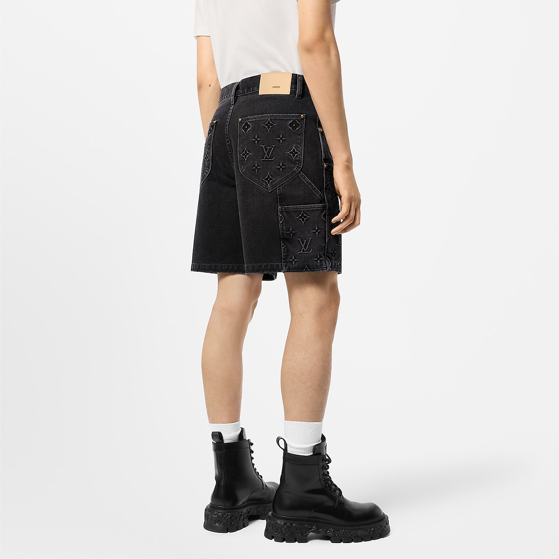 High gram of heavy denim shorts