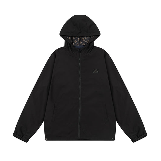 1028 New hooded windbreaker jacket