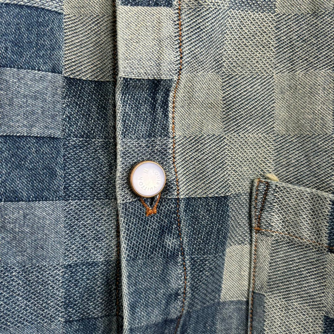 0808 New fall denim dress shirt