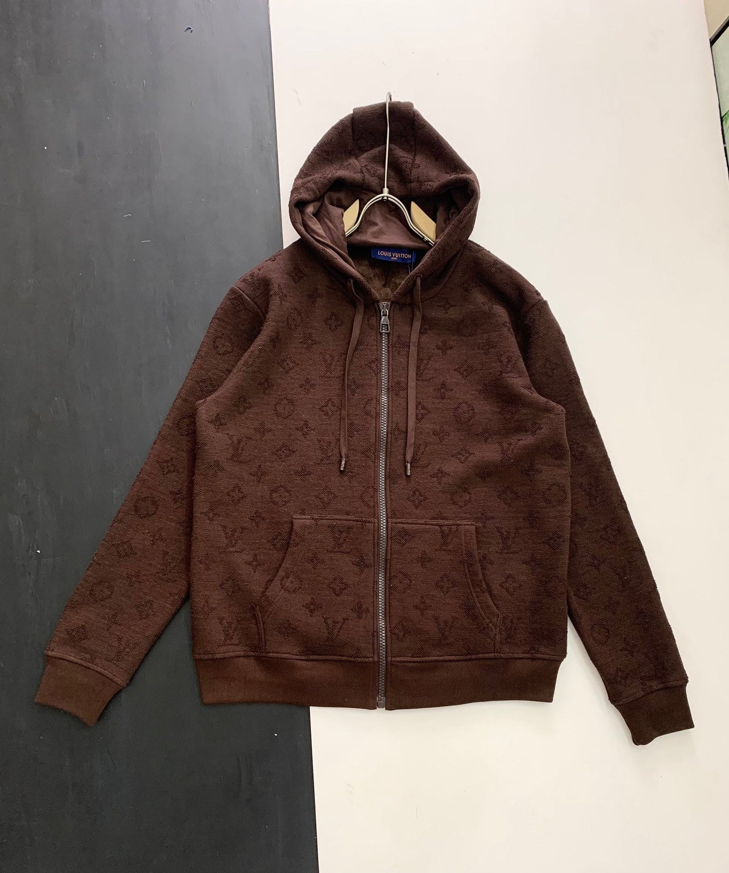 0808 New thick jacquard comfortable zipper hoodie（suit)