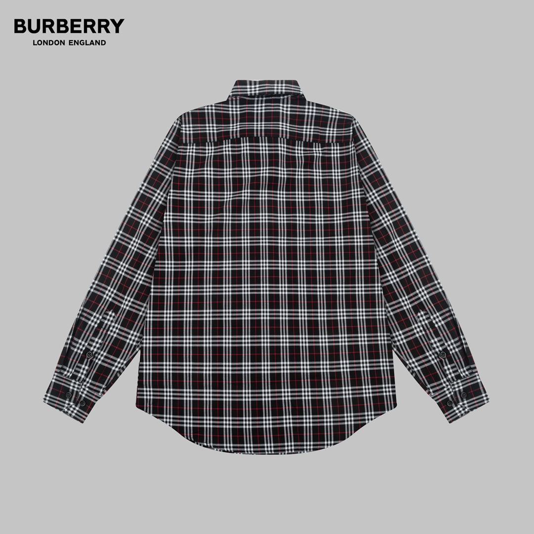 0808 New classic plaid long-sleeved shirt