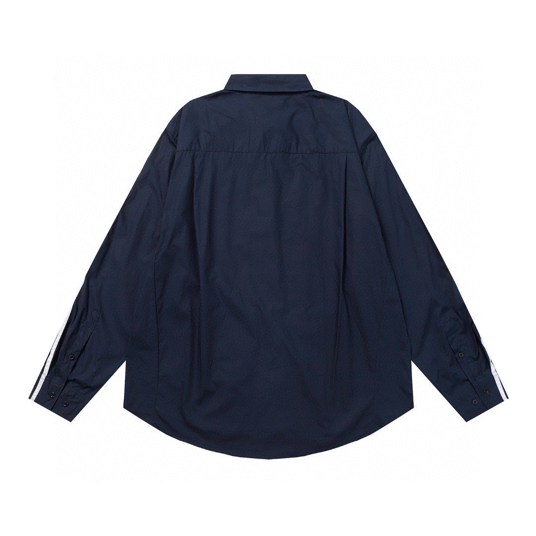 0730 New simple and stylish long-sleeved shirt