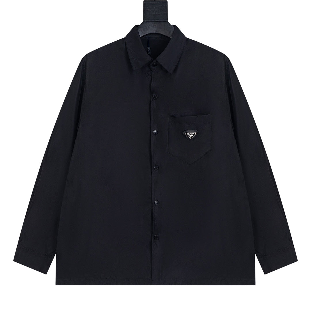 0717 A classic must-have minimalist shirt jacket