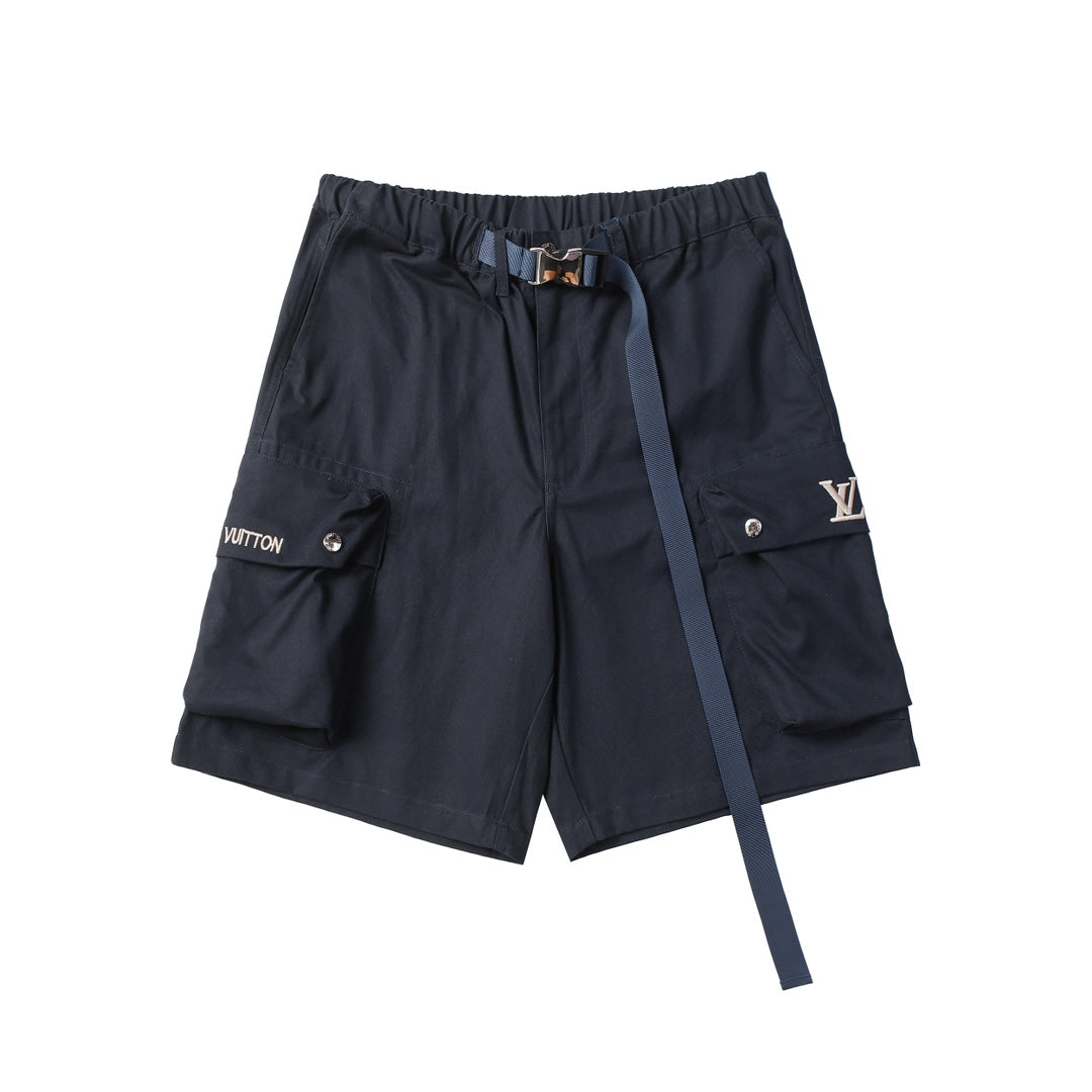 0717 Cargo style belt shorts