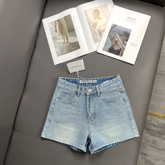 0528 Diamond denim shorts