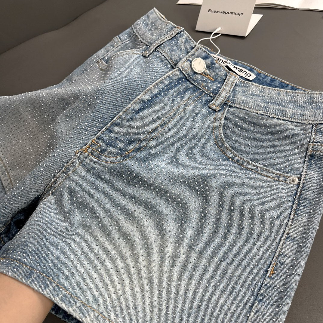 0528 Diamond denim shorts