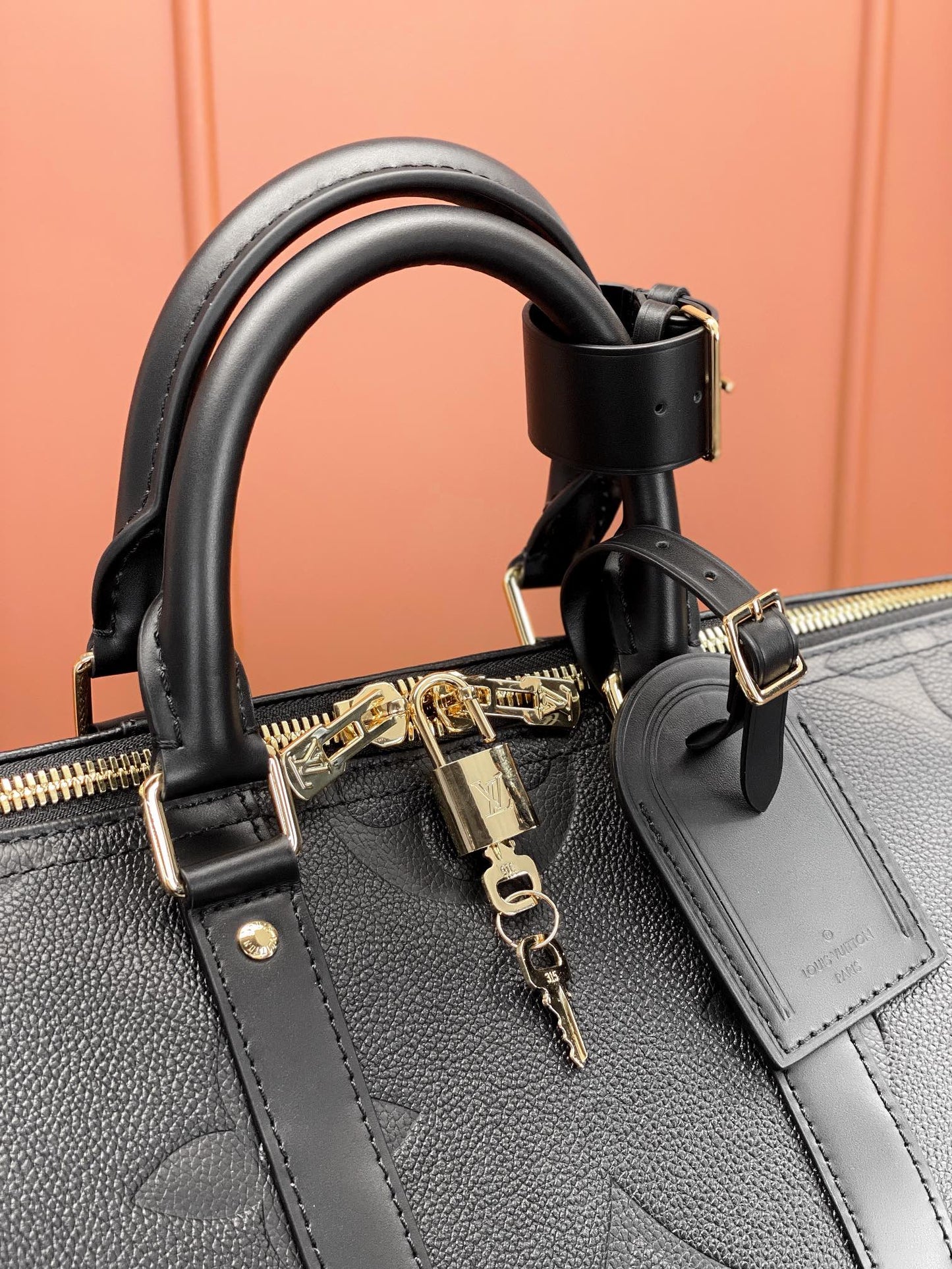 0528 Keepall Bandoulière 45 Monogram Empreinte Leather