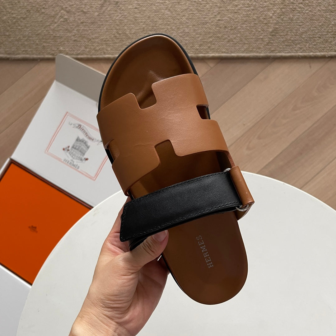 0425 The latest summer calfskin functional sandals