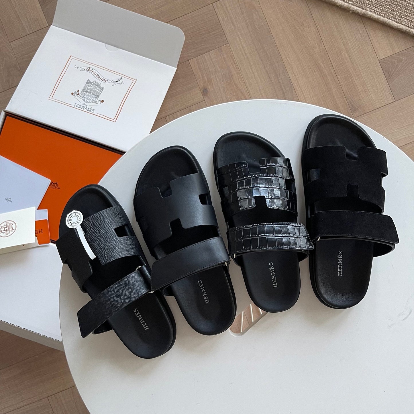 0425 The latest summer calfskin functional sandals(summer preferred)