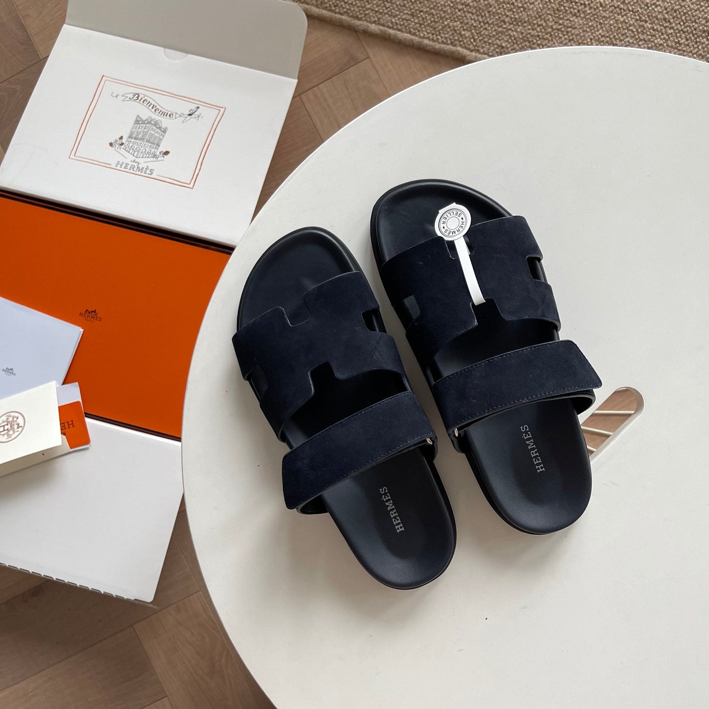 0425 The latest summer calfskin functional sandals