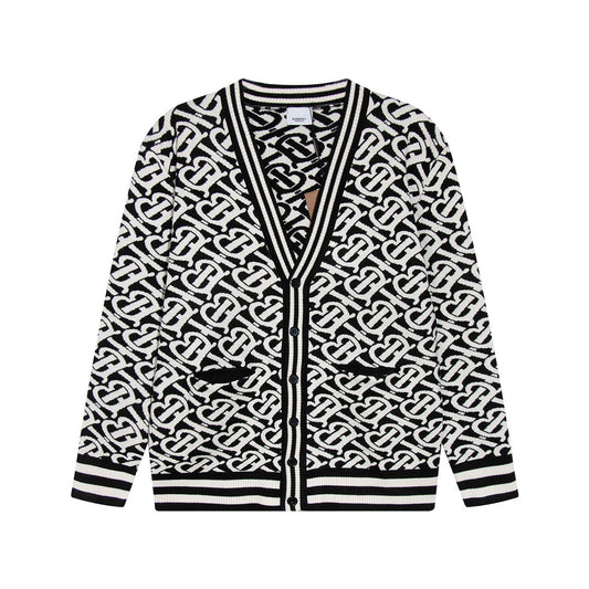 Monogram Jacquard Cardigan