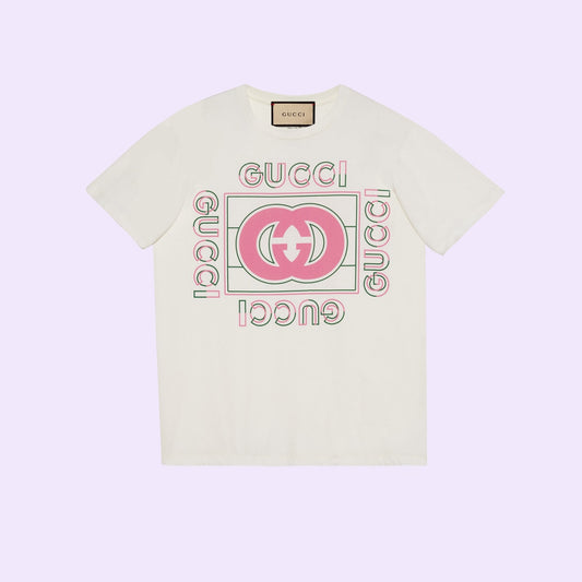 Pink Vintage Print T-SHIRT