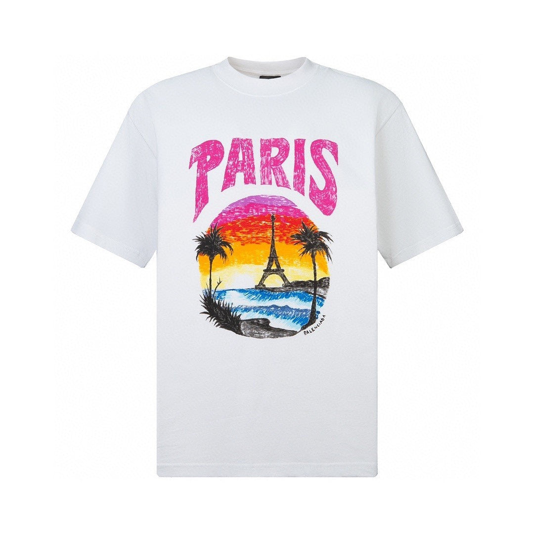 Paris Landscape Printed T-Shirt