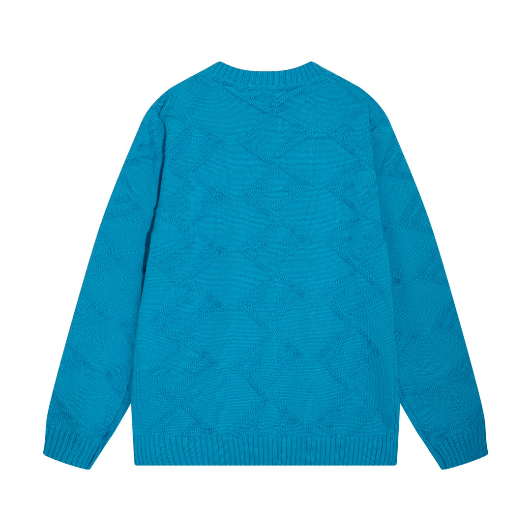 0909 Crew-neck wool knit sweater