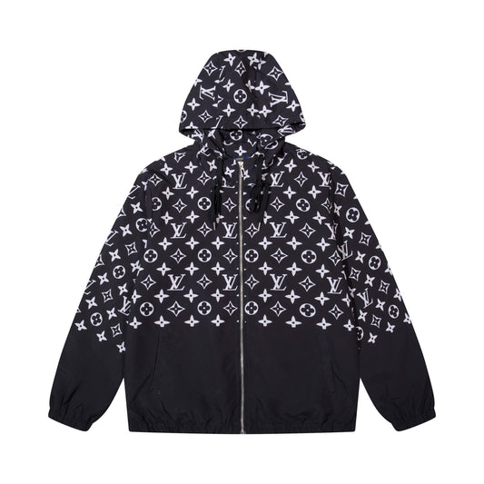 0906 New hooded zipper star jacket