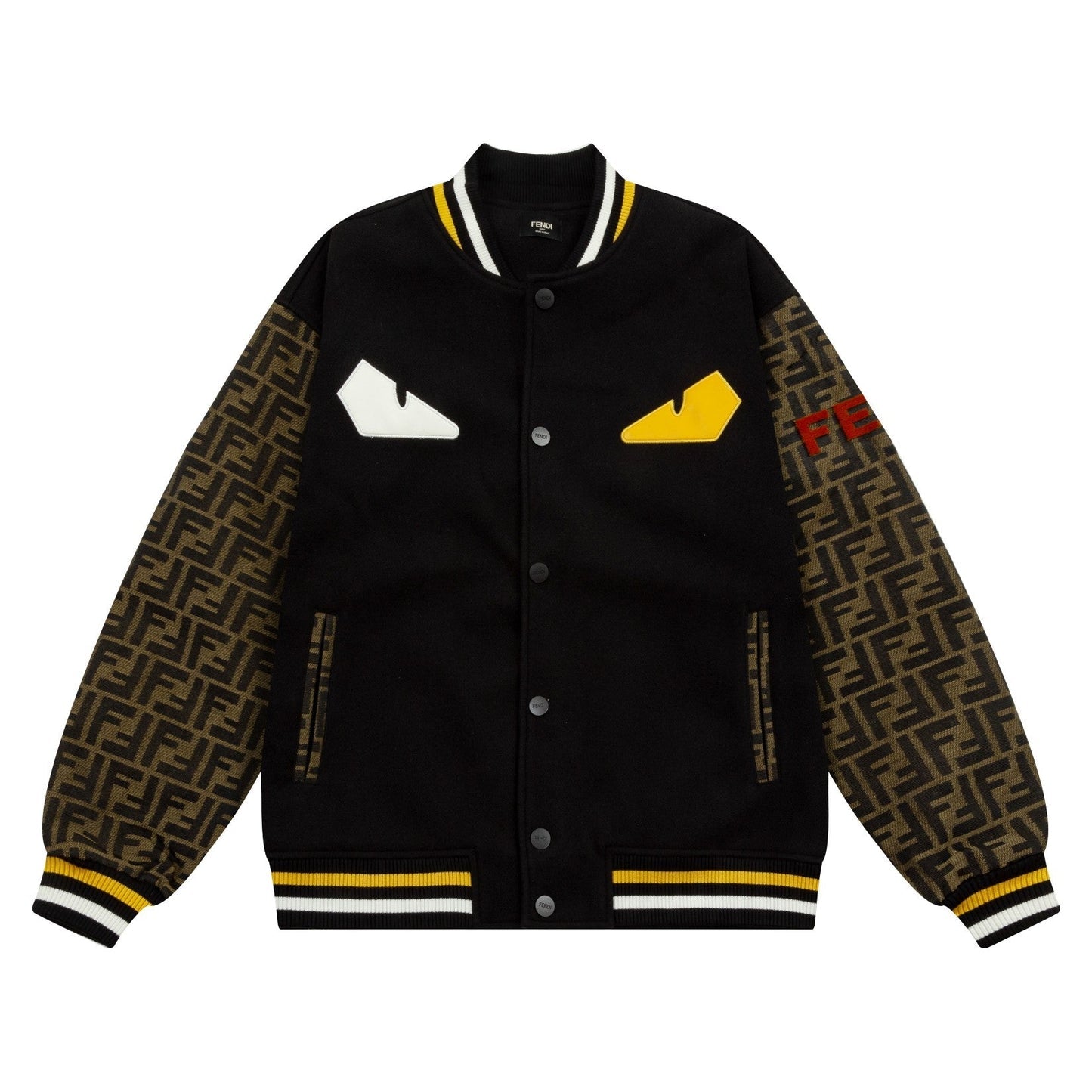 1031 The latest high quality Monster Eyes baseball jacket