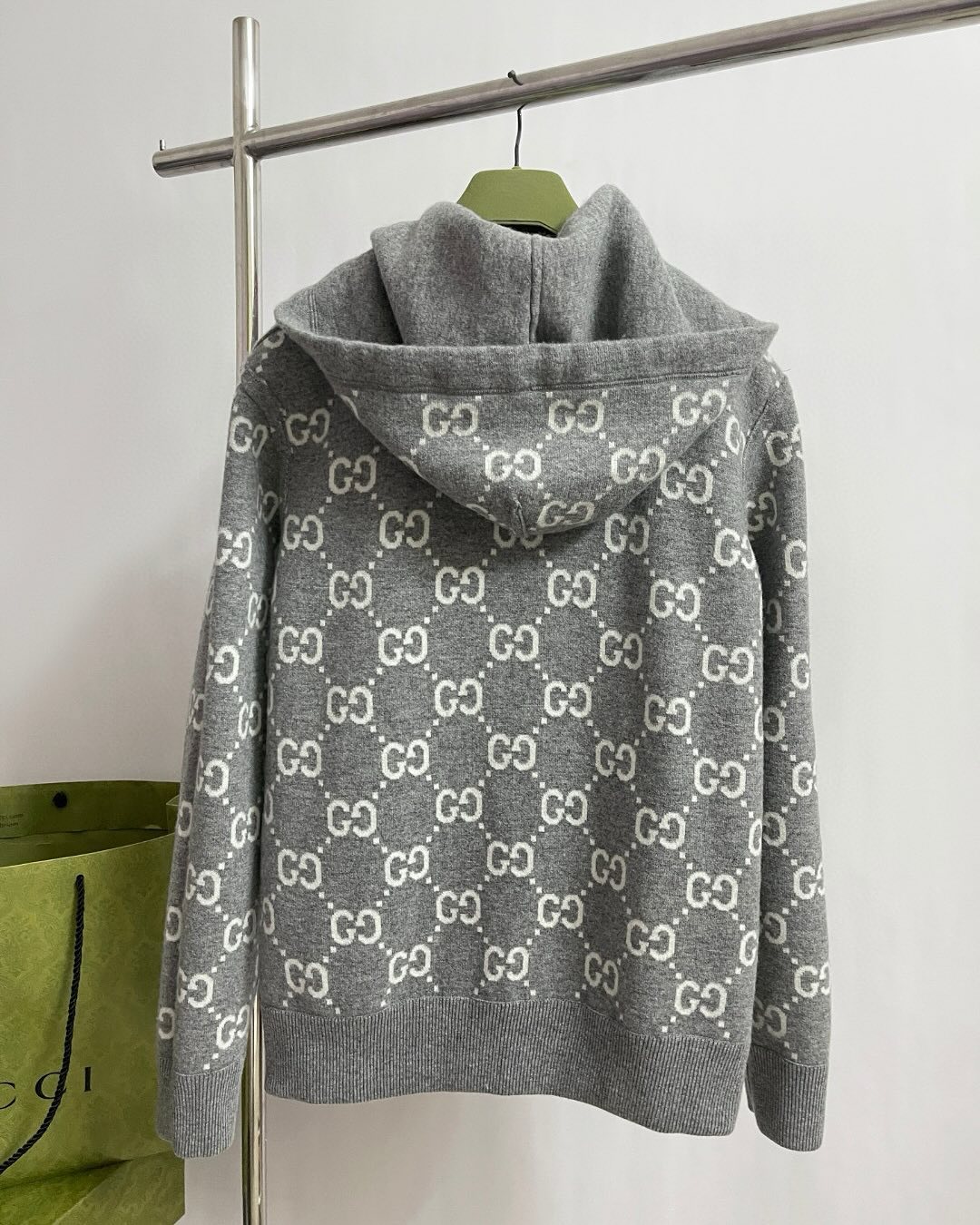 Full printed hooded cardigan（Double -sided to wear）