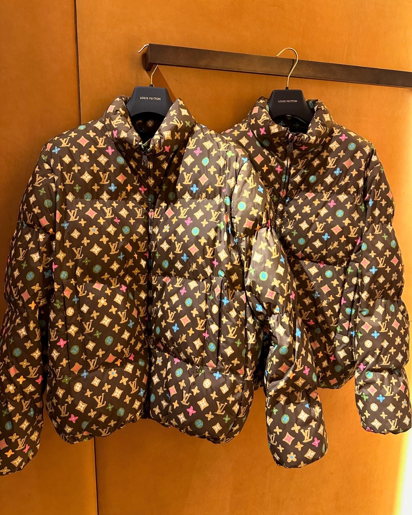 Polka dot color matching fashion cotton padded coat