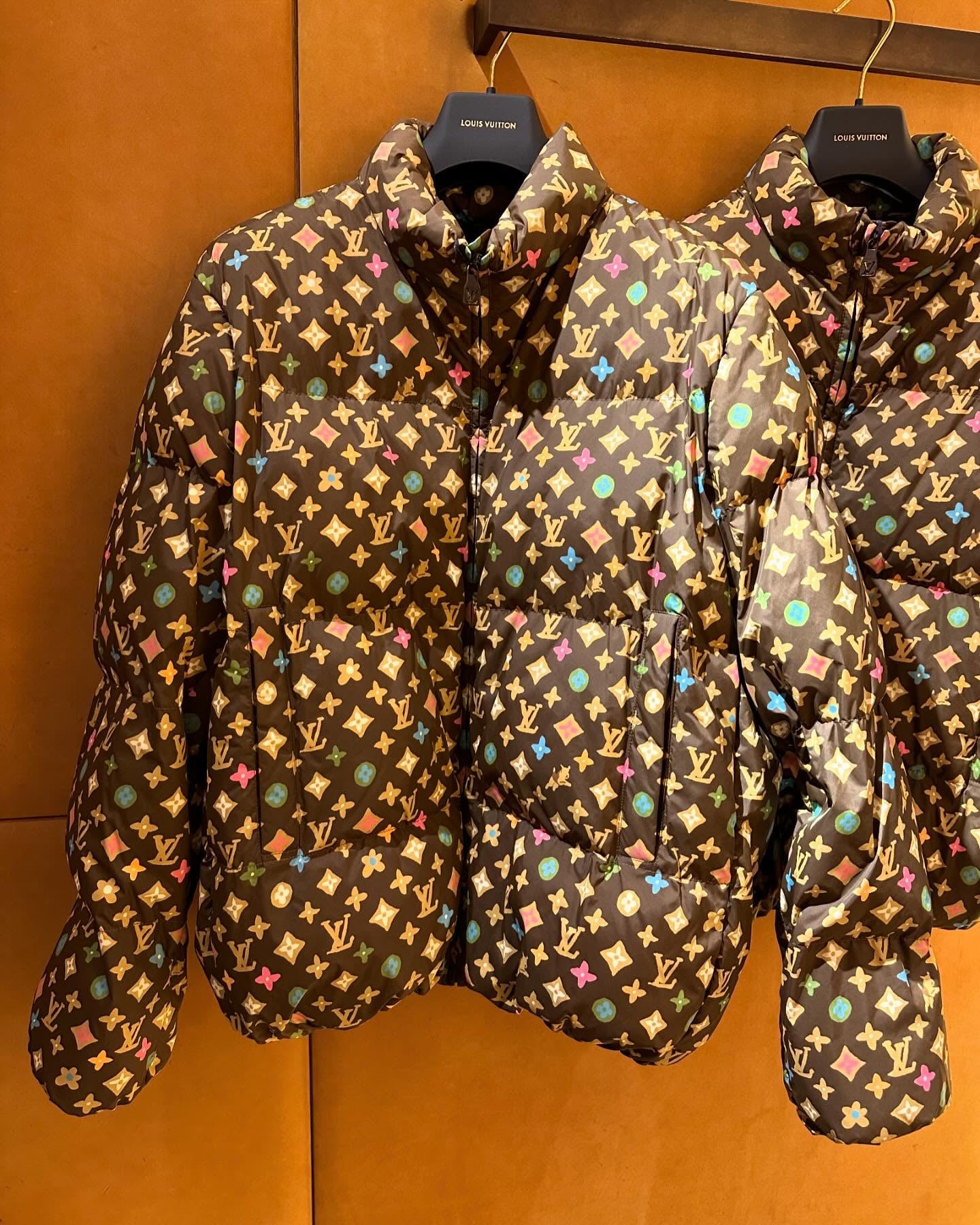 Polka dot color matching fashion cotton padded coat