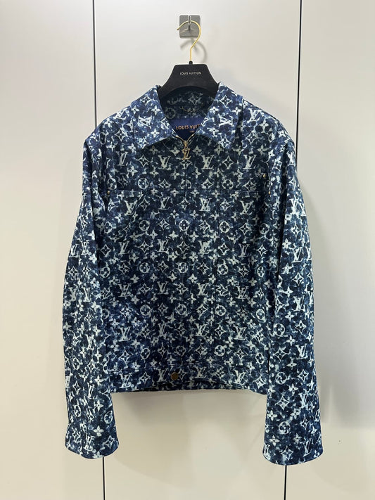 Classic full print denim jacket