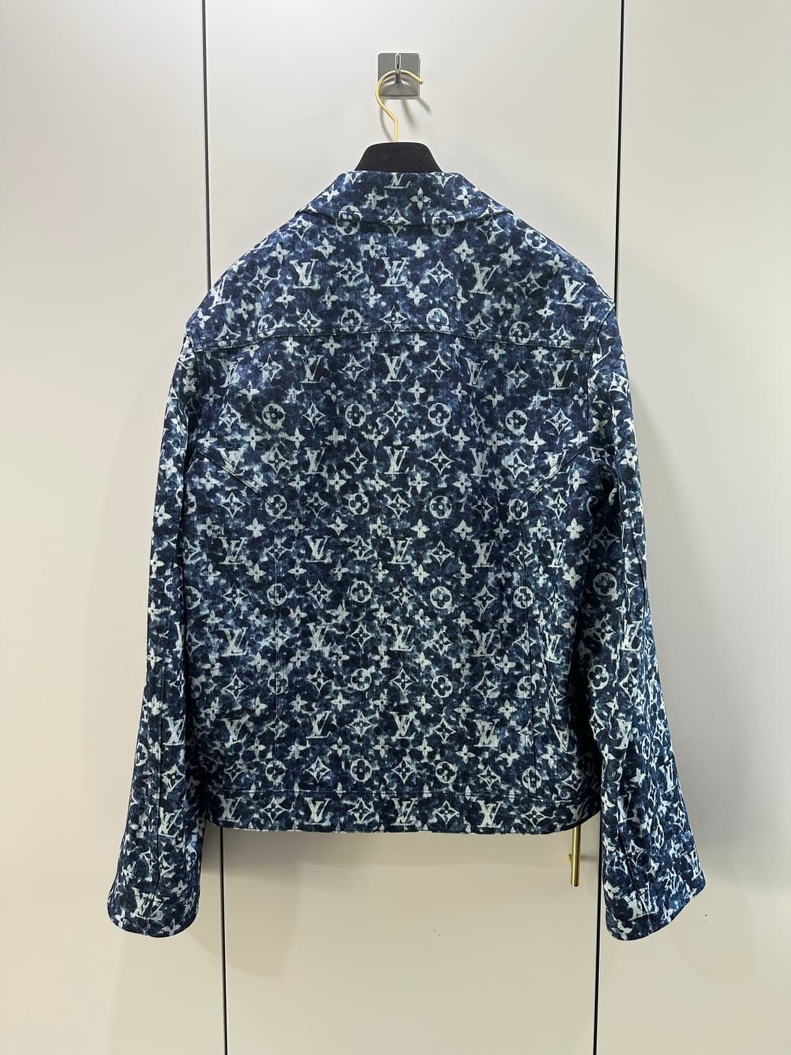 Classic full print denim jacket