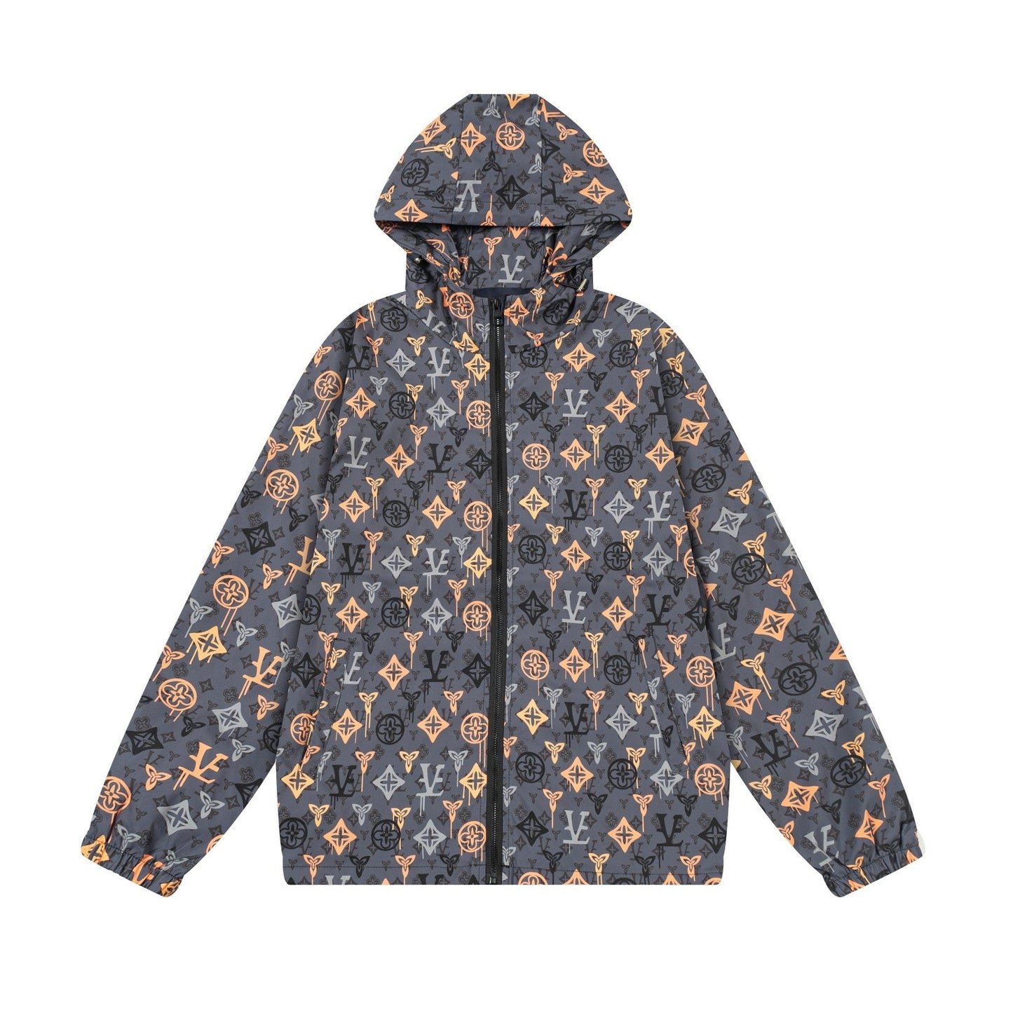 1028 New hooded windbreaker jacket