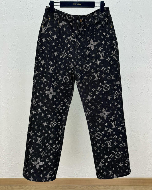 Full printed jeans