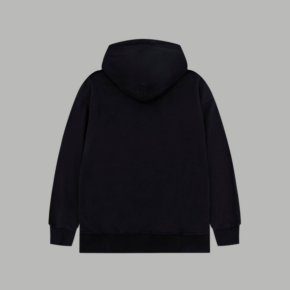 1021 New high quality feature pattern crew-neck hoodie