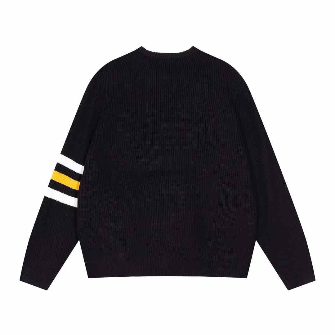 Classic three-bar sweater