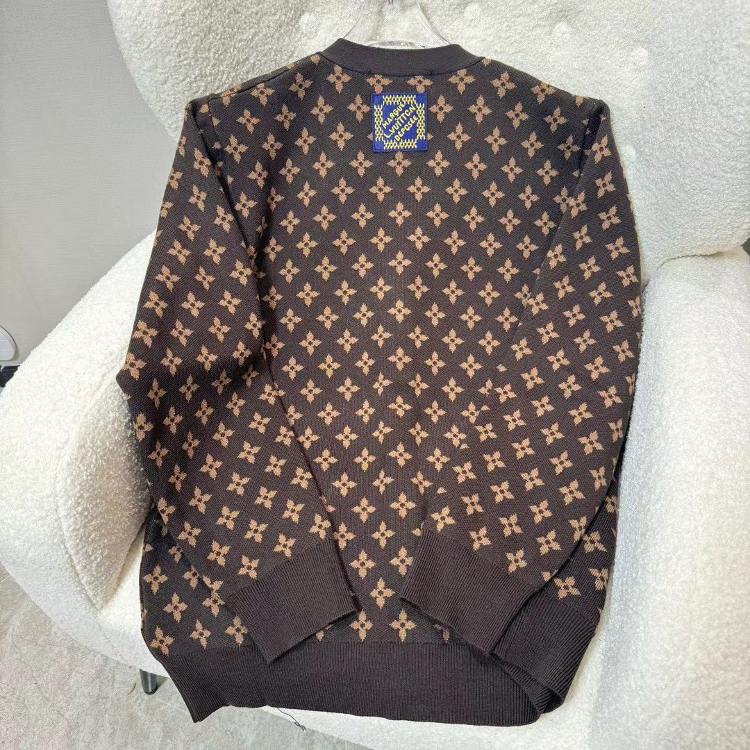 2024FW new embroidered wool knitwear